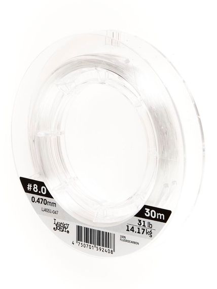 Леска монофильная Lucky John FLUOROCARBON Hard 030/047