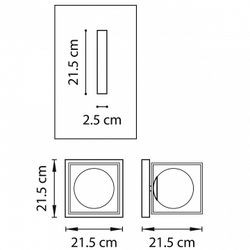Накладной светильник Lightstar Gabbia 732617