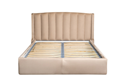 Кровать c подъемным механизмом Colt1009 186х220х120 Garda Decor Odry велюр экрю