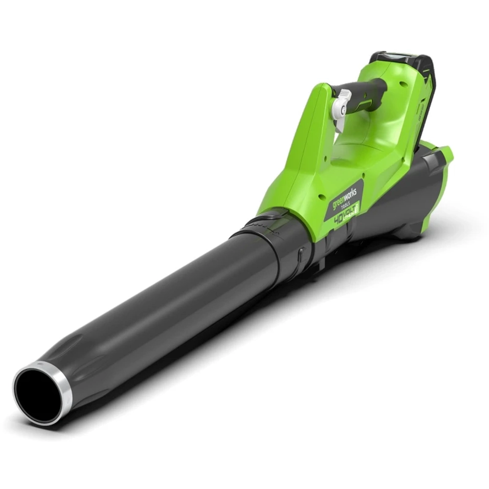 Greenworks G40ABK6 40В воздуходув-пылесос аккумуляторный (1 x 6 Ач, ЗУ) 49 м/с 2400807UF