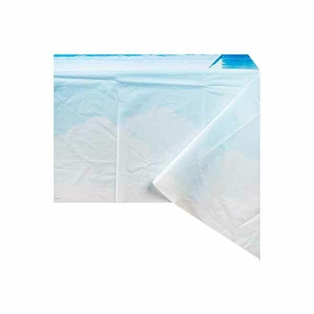 Скатерть Детские Грезы голубая 130х180см