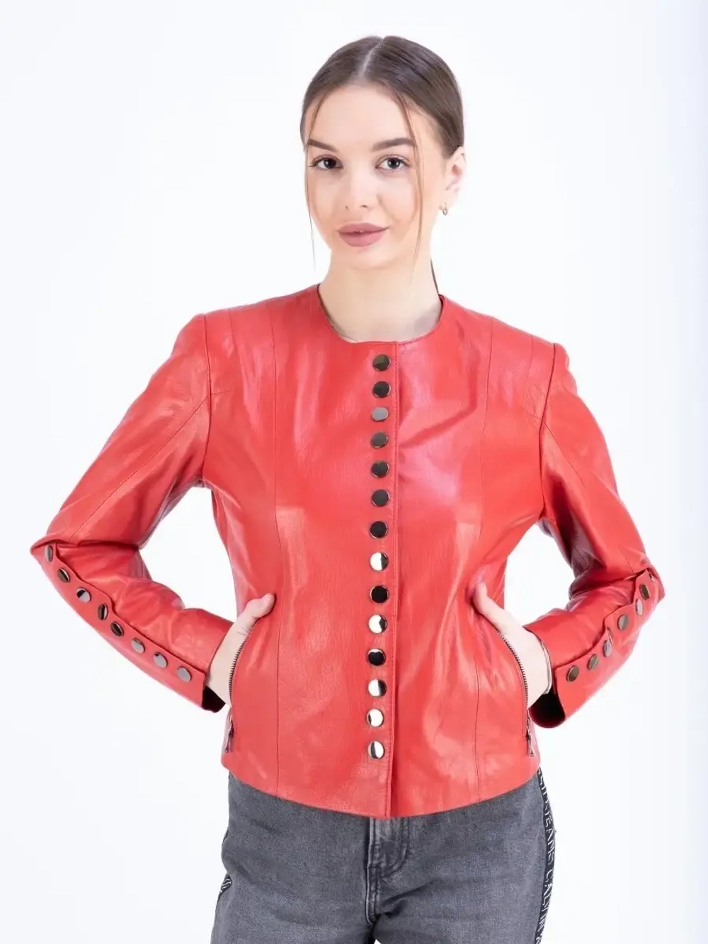 Куртка женская из натуральной кожи