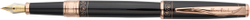 Фото перьевая ручка Pierre Cardin SECRET Business PCA1062FP чёрного цвета с позолотой в подарочной  коробке с гарантией