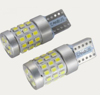 Светодиод 12-24V T10 40SMD 2016 белый (БИ) Линза (кт2шт) ОБМ X0083