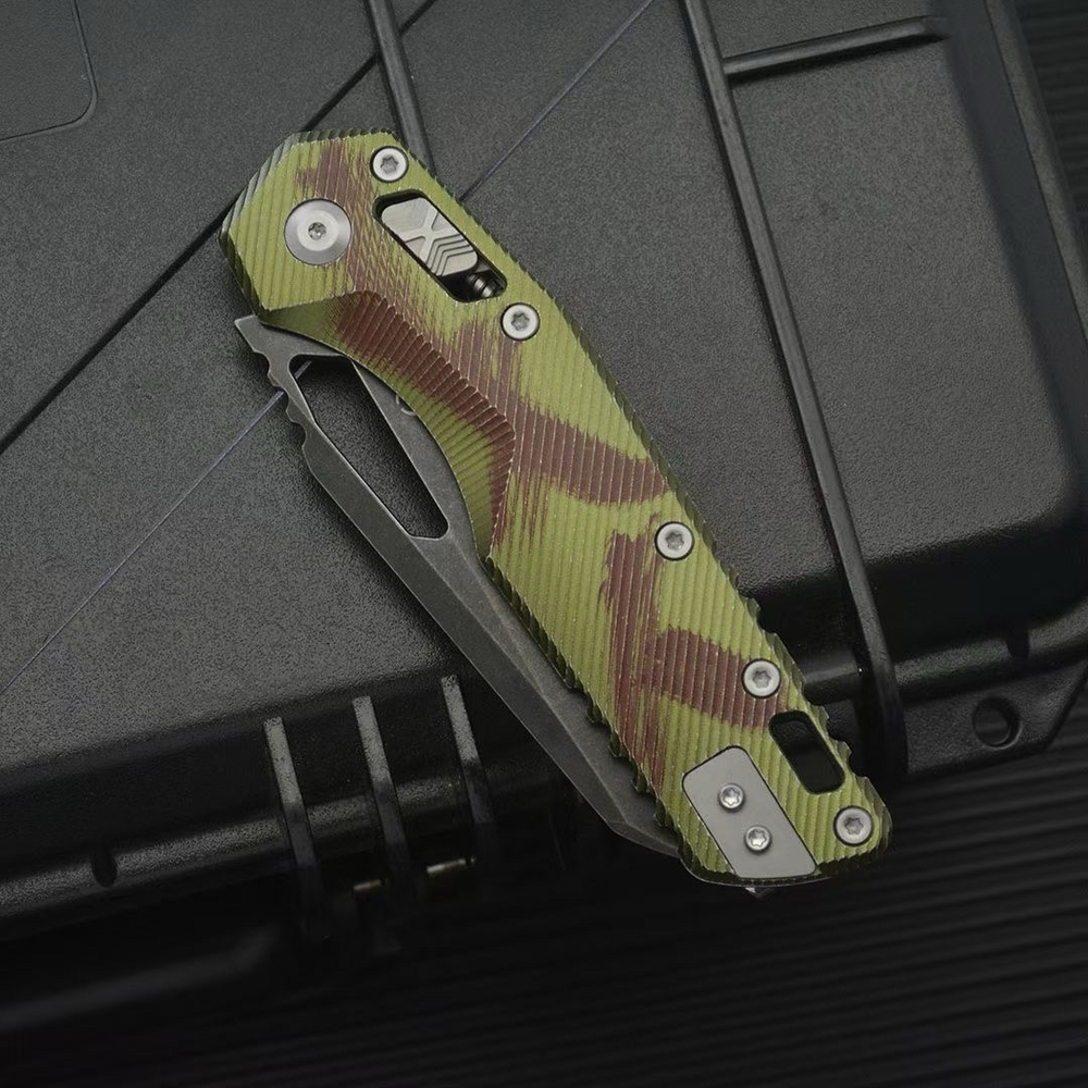 ПРЕДЗАКАЗ Нож Microtech 210-1FLOBS MSI Outbreak Aluminum Signature - УСЛОВИЯ В ОПИСАНИИ