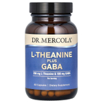 Dr. Mercola, L-теанин с ГАМК, 60 капсул