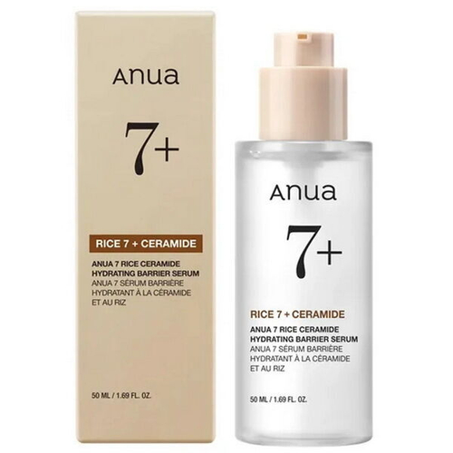 Сыворотка для сияния кожи с рисом Anua Rice 7 Ceramide Hydrating Barrier Serum, 50мл