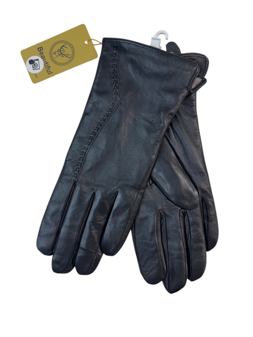 Перчатки. Женские. Сенсорные. Материал верха: Кожа теленка. Подклад: Трикотаж-шерсть.5 шт в упаковке.