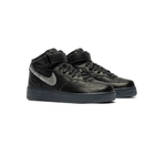 Кроссовки Nike Air Force 1 Mid PRM "Black Metallic Silver"