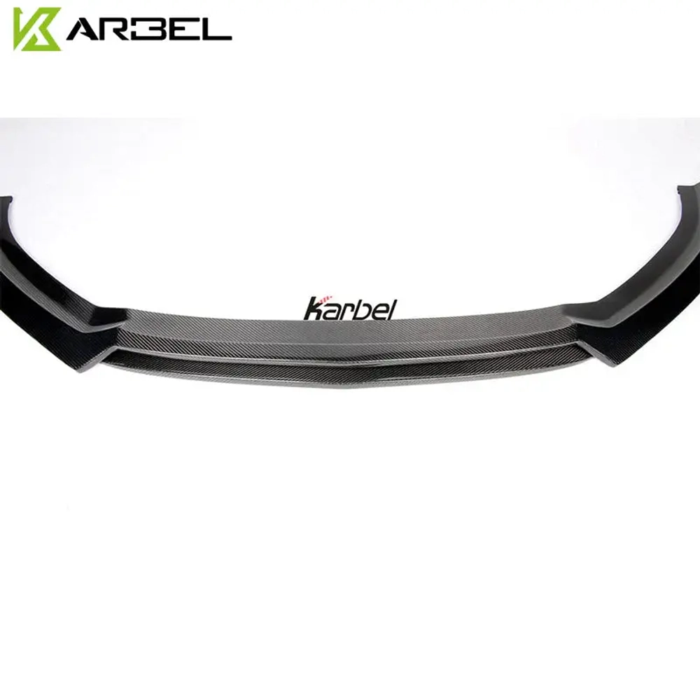 Карбоновая губа переднего бампера для AUDI A3 S LINE & S3 2017-2020 Sedan Ауди седан