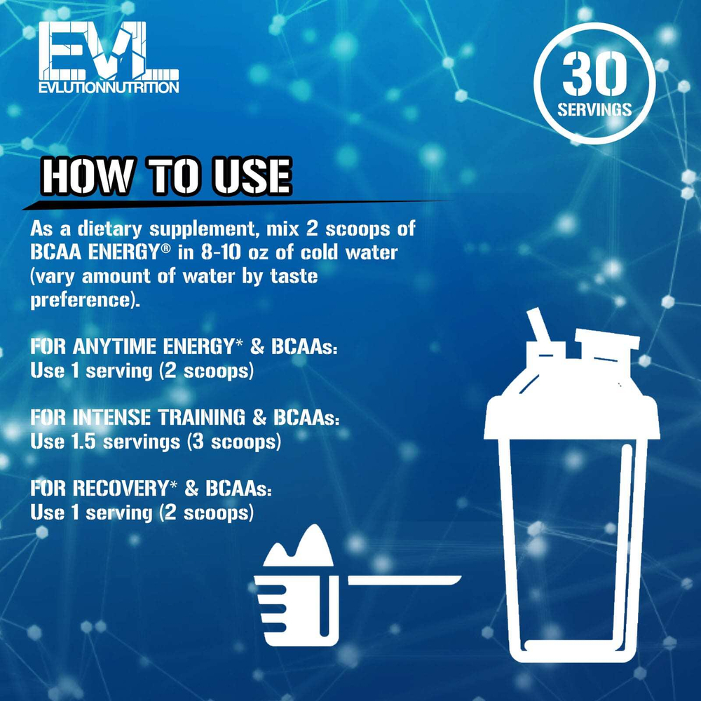 EVLution Nutrition, BCAA Energy®, со вкусом апельсина, 285 г (10,1 унции)