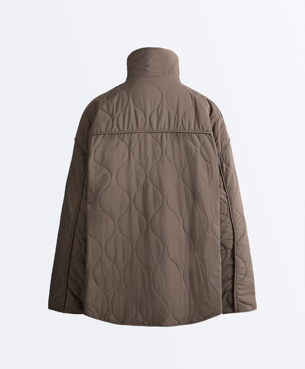 Oysho Утепленная водоотталкивающая куртка FELLEX® AEROGEL, линялый фиолетовый