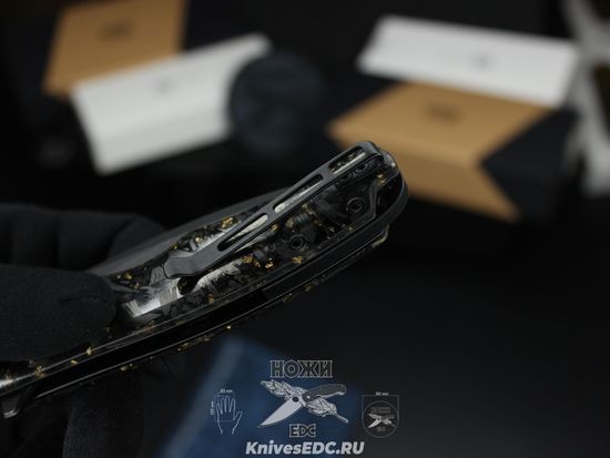 Нож складной CIVIVI Praxis C803J сталь клинка 9Cr18MoV, рукоять Carbon