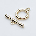 Замок-тоггл, цвет золото, размер 13*11 мм, цена за 1 шт