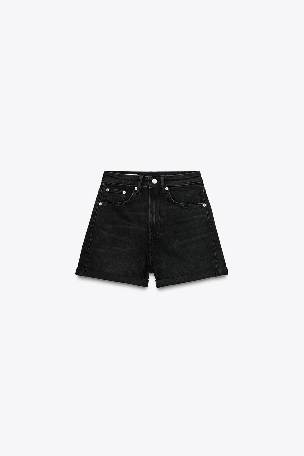 Шорты trf mom fit с высокой посадкой