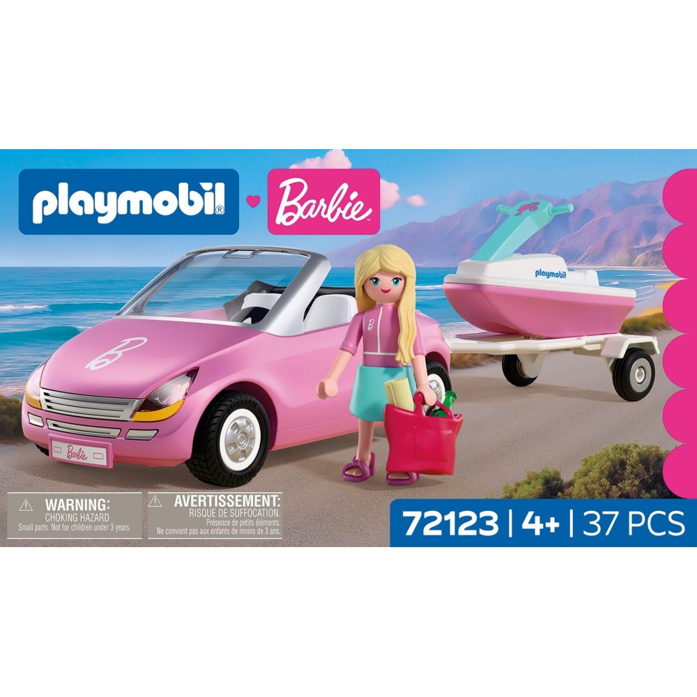 Playmobil 72123 x Barbie Кабриолет с гидроциклом 37 деталей — фото 9