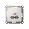 Розетка USB AtlasDesign тип C 65Вт QC PD высокоскор. ЗУ механизм жемчуж. SE ATN000427