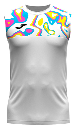 Мужская теннисная футболка Joma Torneo Capsule Sleeveless - белый