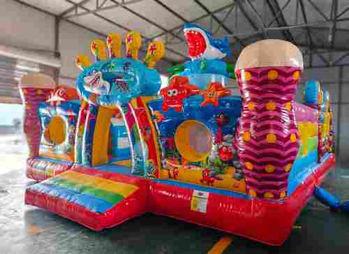 Коммерческий надувной батут "На морском дне" 7*6*5 м