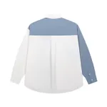 Сорочка мужская Ymkashix Puff белый / серый