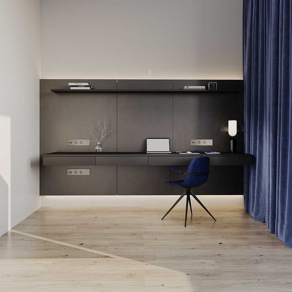 Рамка пластиковая Voltum S70 на 4 поста, (шелк) VLS100404