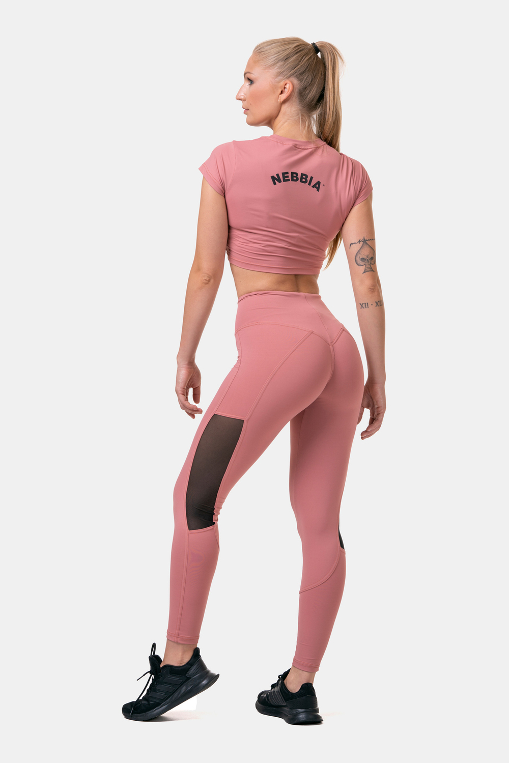 Топ женский Short Sleeve Sporty Crop Top 584 Розовый