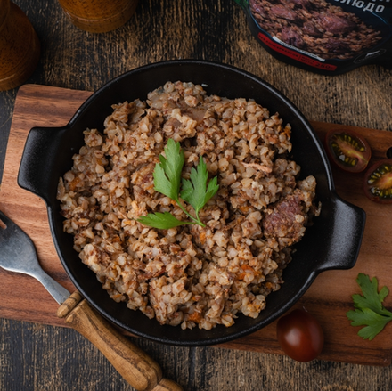Каша гречневая с говядиной Кронидов