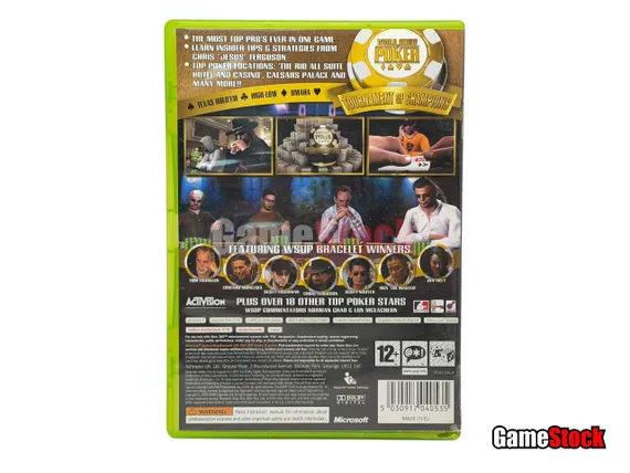 Xbox 360 World Series of Poker: Tournament of Champions (Б/У, Английская версия)