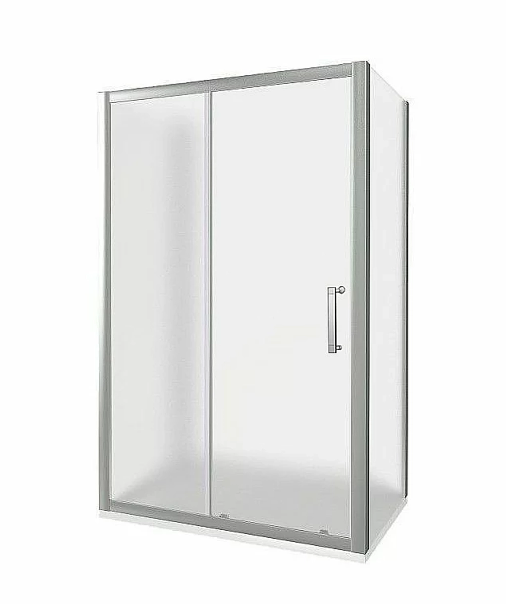 Душевой уголок Good Door Latte WTW+SP+SP 140х80 стекло матовое/профиль анодированный алюминий