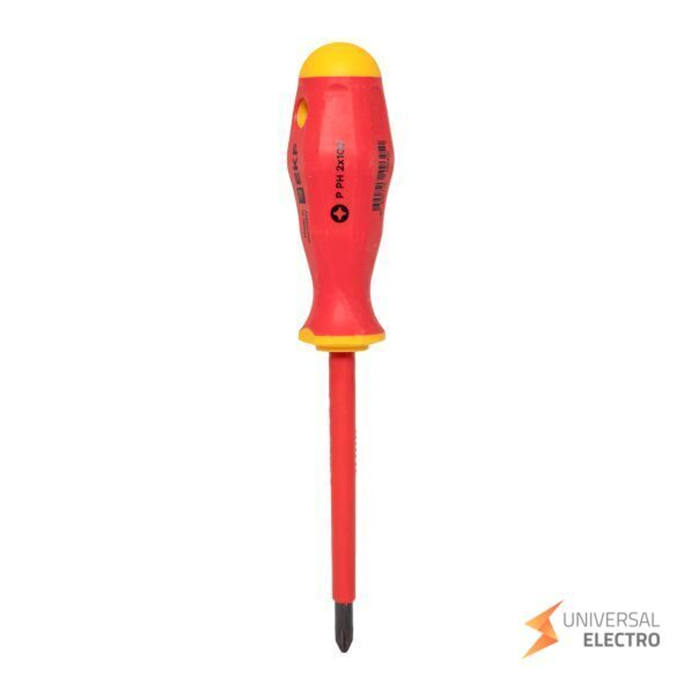 Отвертка Professional PH2х100 мм VDE 1000В EKF
