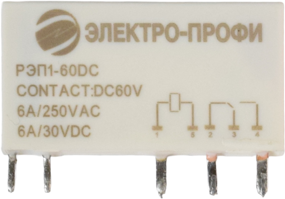 Реле электромеханическое промежуточное для ЦРП1, 230VAC, 1CO, 6A, 11040017 РЭП1