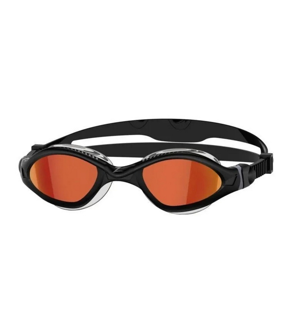 Очки для плавания Zoggs Tiger LSR Plus Titanium Regular Fit зеркальные линзы