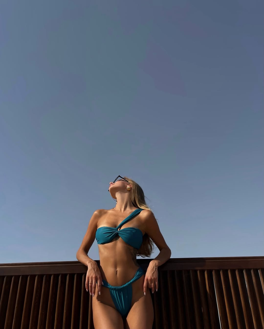 Топ Monroe Azul, Голубой