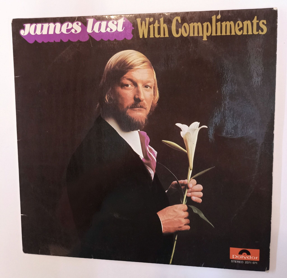 Винтажная виниловая пластинка LP James Last With Compliments (Germany 1970)