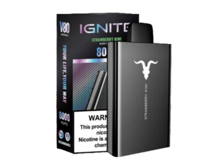 Ignite V80 Strawberry kiwi - клубника-киви 8000 затяжек 20мг (2%)