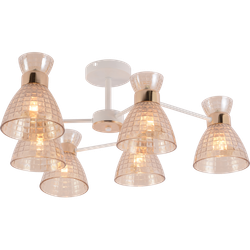 Люстра Rivoli Frances 9182-306 6хЕ27 60 Вт модерн | Rivoli