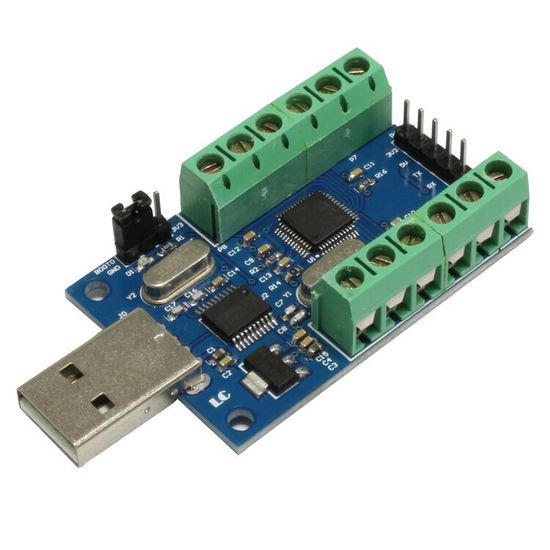 10-канальный модуль АЦП STM32 c USB интерфейсом