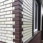 Фасадная панель Альта Профиль Клинкерный кирпич Белый 1130*420мм 0,48м2