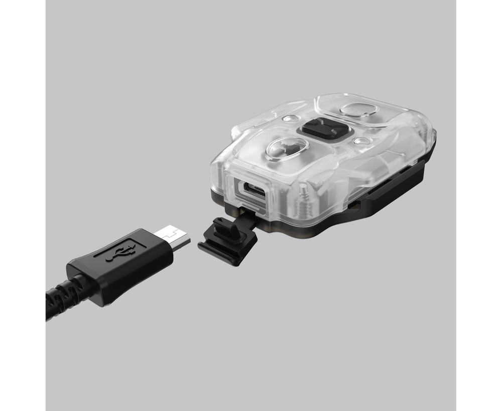 ARMYTEK - Фонарь CRYSTAL PRO Micro USB ( цвет корпуса - GREY ONYX, свет - белый - красный )