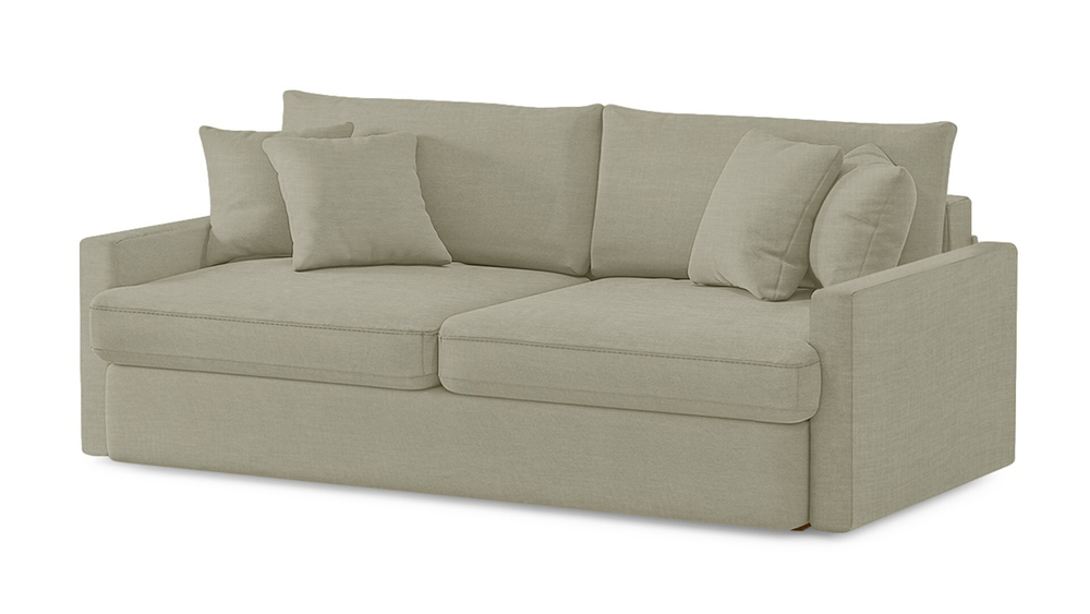 Диван Стелф ЭКО Strong Plus 01 210*109*90 см, Бежевый Рогожка Еврокнижка Фиеста