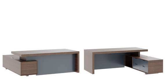 Стол письменный с тумбой большой