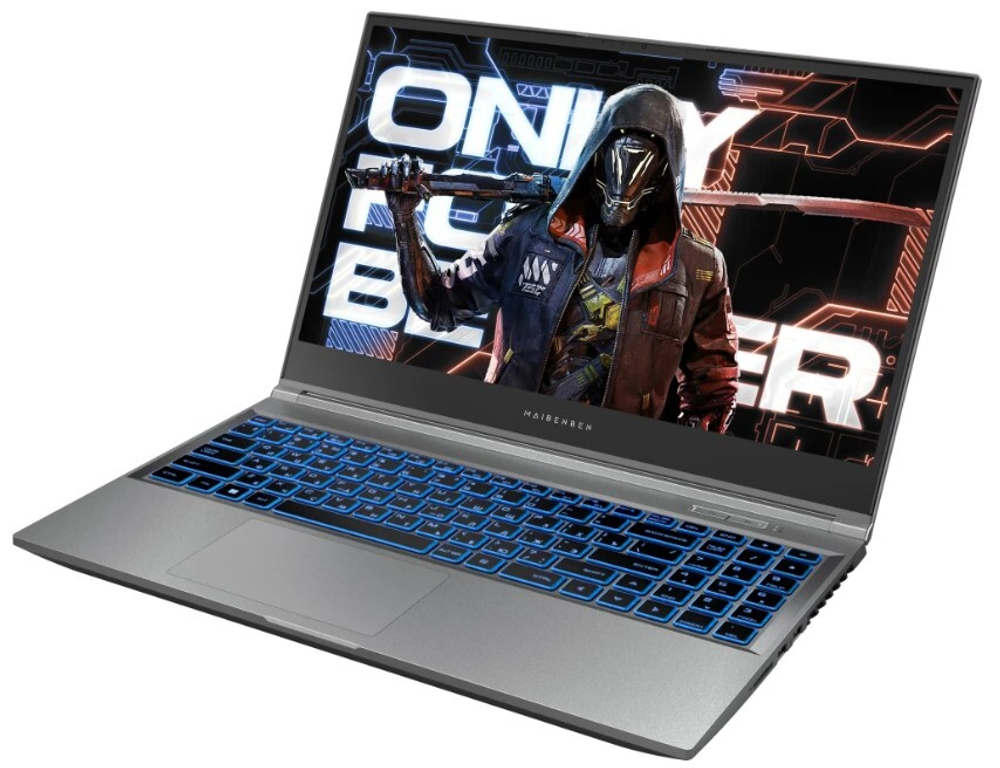 Ноутбук  Maibenben X15A-R77435 15.6 ", Ryzen 7, 16 Гб RAM, 512 Гб SSD, Radeon Graphics, Серый