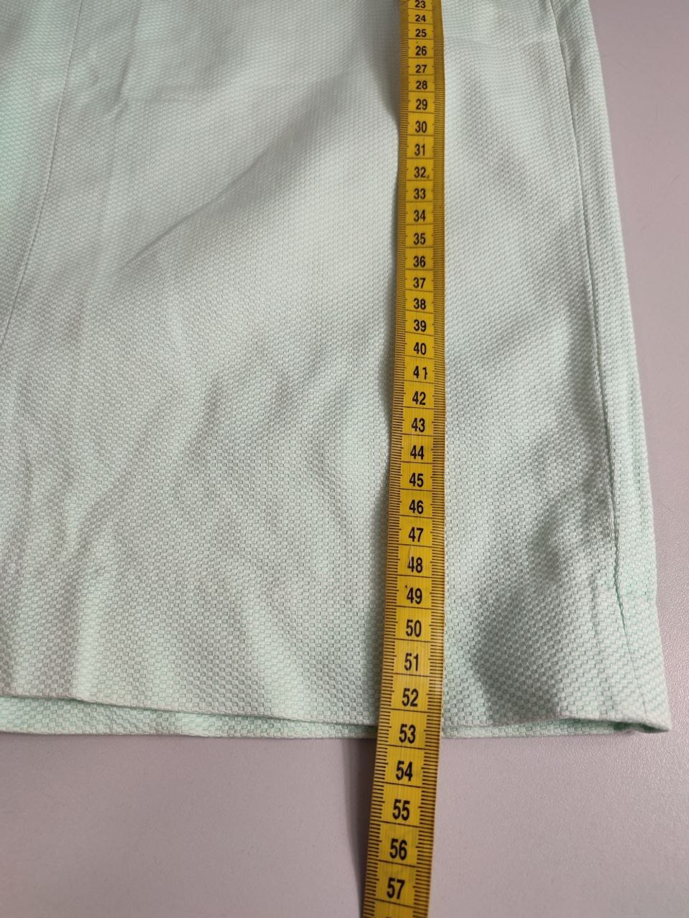 Юбка красивого мятного цвета, маркировка 34, визуально 40 размер