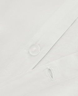 ZARA HOME ОДНОТОННЫЙ ПОДОДЕЯЛЬНИК (200 НИТЕЙ), БЕЛЫЙ