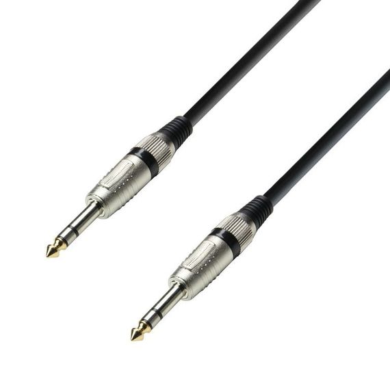Adam Hall K3 BVV 0090 - кабель аудио TRS (jack) stereo 6.3 mm - TRS (jack) stereo 6.3 mm, 0.22 мм2,