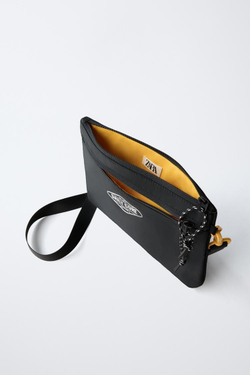 ZARA БАЗОВАЯ СУМКА ЧЕРЕЗ ПЛЕЧО, ЧЕРНЫЙ