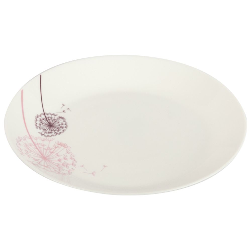 Тарелка White Fox WF-STD19 Summertime десертная опаловая с деколью 19 см.