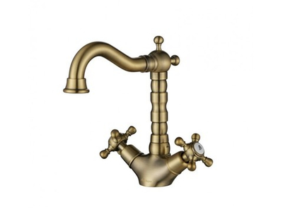 Смеситель для раковины Aksy Bagno  Lucia-202-Bronze бронза