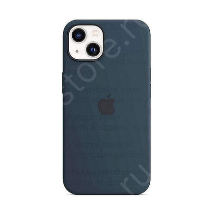 Чехол для iPhone Apple iPhone 13/13 Pro Silicone Case Midnight Blue