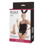Фаллоимитатор на трусиках Baile 18,5 см – регулируемые ремни